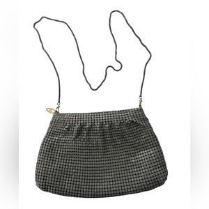 Vintage grey beaded purse